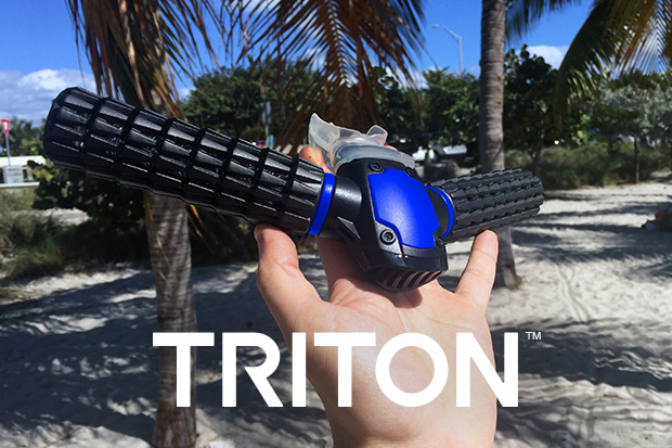 1回に45分もダイブできるタンク不要の簡易潜水器具「TRITON」 | KURA BASE