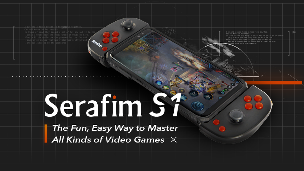 スマホでのゲームプレイを快適にするNintendo Switchの様なフォルムをしたゲームコントローラー「Serafim S1」 – KURA BASE